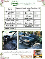 1995 FORD EXPLORER Owner's Manual Guide Service Handbook w/ Bag OEM