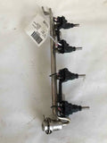 2000 VOLKSWAGEN BEETLE Fuel Injection Rail w/ Injector Harness Pressure Sensor