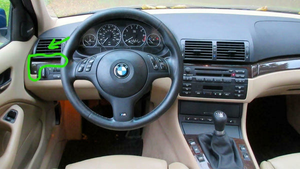2003 BMW 325I Headlight Switch Surround Dash Trim Wood Driver Left 8203825 OEM