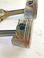 2003 BMW 325i Two Engine Piston With Connecting Rod Assembly 2.5L 147K Miles OEM