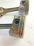 2003 BMW 325i Two Engine Piston With Connecting Rod Assembly 2.5L 147K Miles OEM