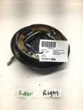 2017 FORD FIESTA Rear Back Brake Backing Plate w/ Brake Shoe Passenger Right OEM