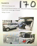 2006 HONDA ELEMENT Front A/C Air Conditioner Heater Vent Dash Driver Left LH OEM