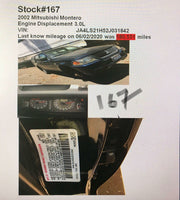 1998-2003 MITSUBISHI MONTERO SPORT Used Original Upper Intake Manifold 3.0L