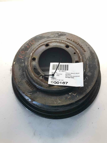 2002 MITSUBISHI MONTERO SPORT Rear Back Brake Disc Rotor Drum Passenger Right RH
