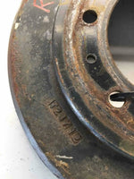2002 MITSUBISHI MONTERO SPORT Rear Back Brake Disc Rotor Drum Passenger Right RH