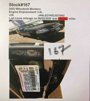 2002 MITSUBISHI MONTERO SPORT Rear Back Brake Disc Rotor Drum Passenger Right RH