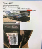 1997- 2004 MITSUBISHI MONTERO Front Door Shell Driver Left Code: T11