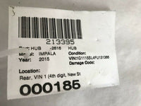 2014 - 2019 CHEVROLET IMPALA Rear Back Wheel Hub Bearing Driver Left LH 2.5L OEM