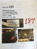 2003 MAZDA PROTEGE 2002-2003 Rear Bumper Assembly Color Code:16W BN5V-50221 OEM