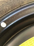 MAZDA PROTEGE 2003 Used Original 15" Spare Wheel Rim And Tire T115/70D15 OEM
