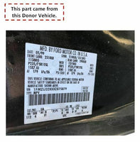 1999 FORD EXPLORER Rear Weather Stripping Strip Trim Panel Passenger Right RH
