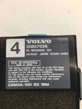 2002 VOLVO 40 SERIES 2000 - 2003 Keyless Remote Entry Module Computer 30857626