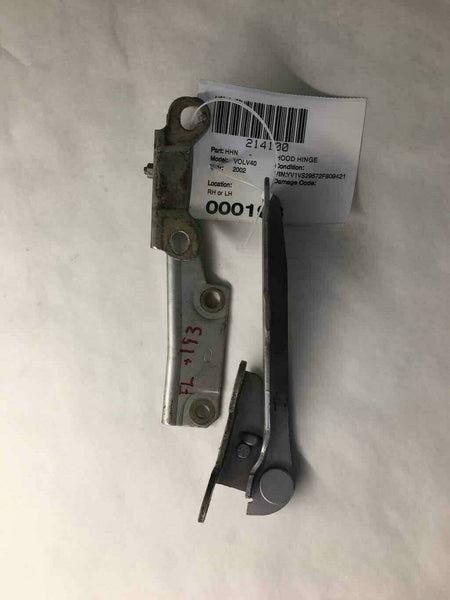 2002 VOLVO S40 40 SERIES Front Hood Hinge Hood Release Pair Right & Left OEM