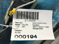 1999 - 2006 VOLVO S80 80 SERIES Rear Door Lock Latch Actuator Passenger Right RH