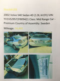 2000 - 2002 VOLVO S40 40 SERIES Knock Sensor Detection OEM