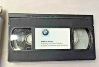 2004 BMW 325I Owners Manual Service Book Handbook w/ VHS OEM