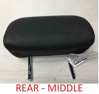 2004 BMW 325I Rear Back Head Rest Headrest Seat Middle Leather Black OEM