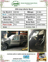 JEEP LIBERTY 1999 00 01 02 03 04 05 06 07 08 09 10 11 12 2013 Alternator 3.7L