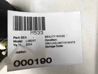 JEEP LIBERTY 2004 Rear Back Seat Belt Safety Seatbelt Right Passenger Side RH
