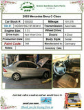 2003 MERCEDES C-CLASS C320 Sedan Emergency Spare Tire Lift Floor Jack Assembly