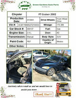 2001 - 2003 CHRYSLER PT CRUISER Front Power Window Regulator w/Motor Driver Left