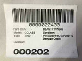 MERCEDES C-CLASS C320 2003 Top Roof Rack Cross Bar Luggage Left Driver & Right