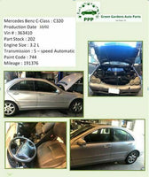 2003 MERCEDES BENZ C-CLASS C320 Engine Motor Crankshaft Crank Shaft 3.2L 191K Mi