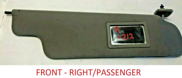 1999 FORD PICKUO F150 Front Sun Visor w/ Mirror Interior Passenger Right RH