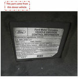 2005 - 2008 FORD ESCAPE Rear Back Bumper Reinforcement Impact Bar w/o Tow OEM