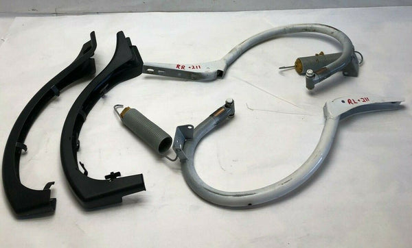 2002 MERCEDES C-CLASS C240 Rear Trunk Lid Hinge Cover & Bracket Right & Left