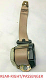 2002 MERCEDES BENZ C-CLASS C240 Rear Seat Belt Safety Seatbelt Passenger Right