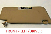 2002 MERCEDES BENZ C-CLASS C240 Front Sun Visor w/ Mirror Driver Left LH