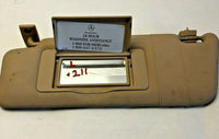 2002 MERCEDES BENZ C-CLASS C240 Front Sun Visor w/ Mirror Driver Left LH