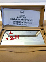 2002 MERCEDES BENZ C-CLASS C240 Front Sun Visor w/ Mirror Driver Left LH