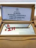2002 MERCEDES BENZ C-CLASS C240 Front Sun Visor w/ Mirror Driver Left LH