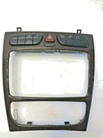 2002 - 2004 MERCEDES BENZ C-CLASS C240 Radio Climate & Hazard Switch Trim Bezel