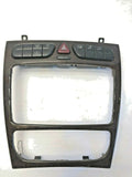 2002 - 2004 MERCEDES BENZ C-CLASS C240 Radio Climate & Hazard Switch Trim Bezel