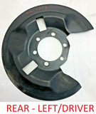 2014 MAZDA 6 GRAND TOURING Rear Brake Backing Plate Dust Shield Passenger Right