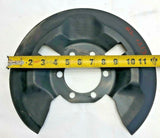 2014 MAZDA 6 GRAND TOURING Rear Brake Backing Plate Dust Shield Passenger Right