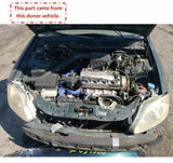 1999 HONDA CIVIC Engine Fuel Rail Injection w/ Injector OEM