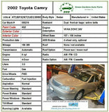 2002 TOYOTA CAMRY Front Console Storage w/ Ash Tray Interior Trim Bezel OEM