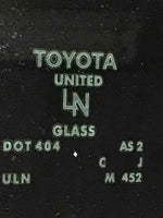 2002 - 2006 TOYOTA CAMRY Rear Door Window Glass w/ Privacy Tint Passenger Right
