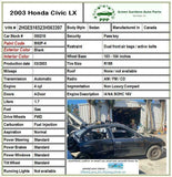 1999 HONDA CIVIC Front CV Axle Shaft Drive Shaft Passenger Right RH OEM