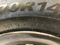 HONDA CIVIC 1999 14" Wheel Rim And Tire Steel 185 / 70 R14 Original Used OEM