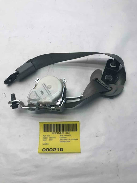 2007 HYUNDAI VERACRUZ Rear Seat Belt Safety Seatbelt 2nd Row Passenger Right RH