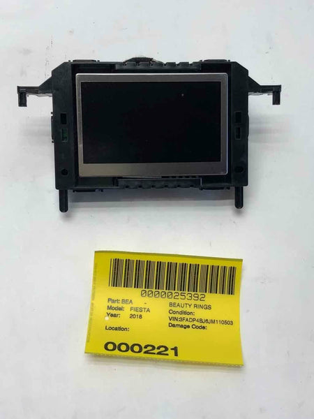 2018 FORD FIESTA Front Dash Information Display Screen Interior H2BT-18B955-CB