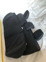 2017 FORD FIESTA Rear Back Upper & Lower Sear Cushion Interior Assembly Cloth