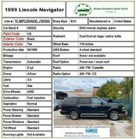 1999 LINCOLN NAVIGATOR Rear Back Door Outside Handle Passenger Right RH