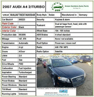 2005 - 2009 AUDI A4 Sedan Engine Start Motor 2.0L OEM